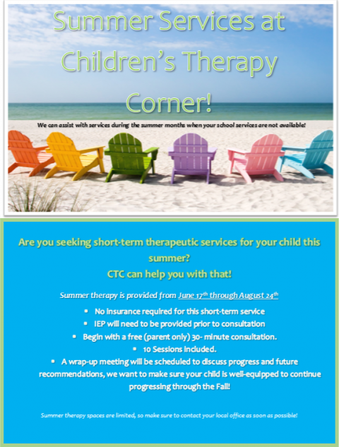 Home Childrens Therapy Corner - 